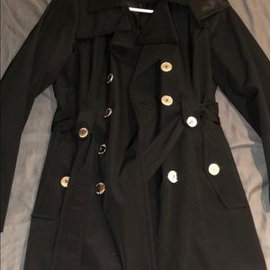 BEAUTIFUL Black Calvin Klein Trench Coat